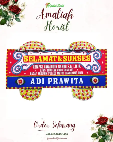 Papan Bunga Ucapan Selamat Sasake
